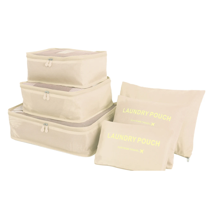 6-Piece Travel Packing Organizer Set