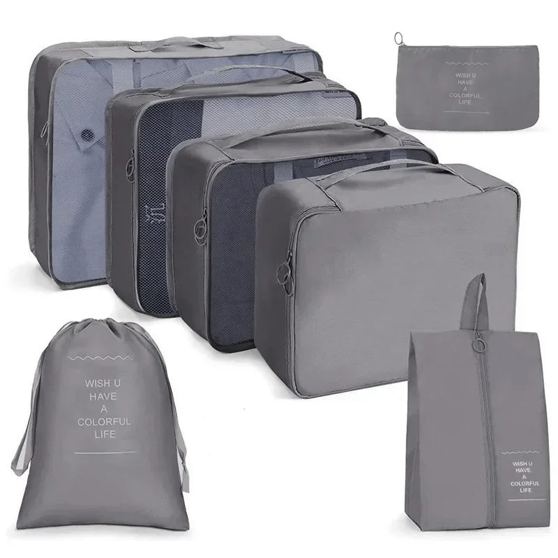 7 Piece Travel Organizer Storage Bags