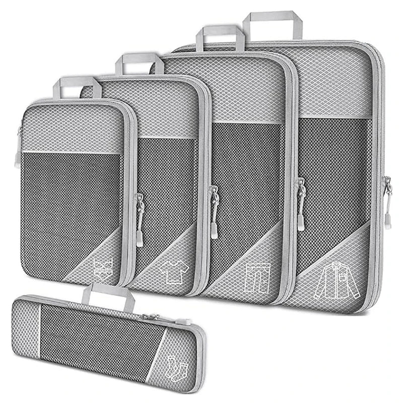 5 SETS COMPRESSION PACKING CUBES