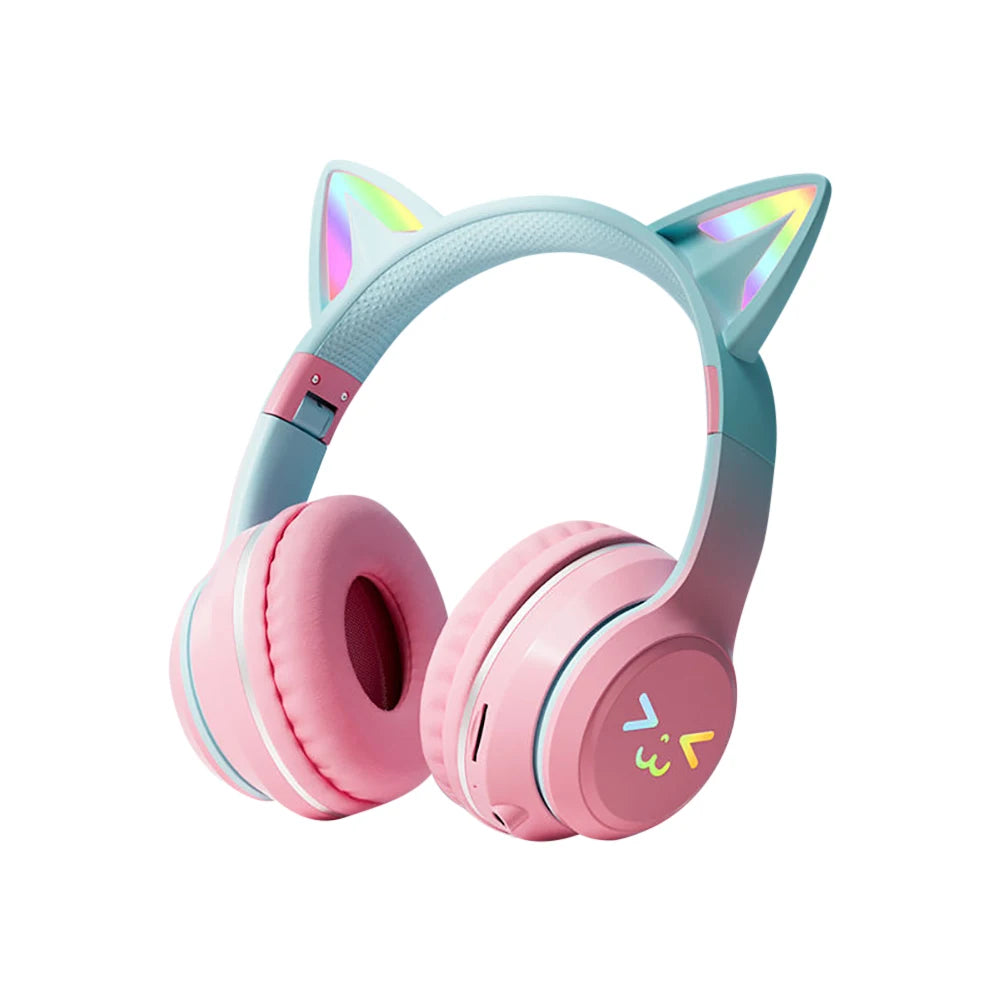 Cute Cat Ear Wireless Headphones