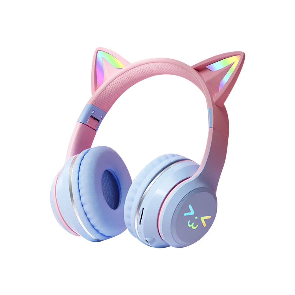Cute Cat Ear Wireless Headphones